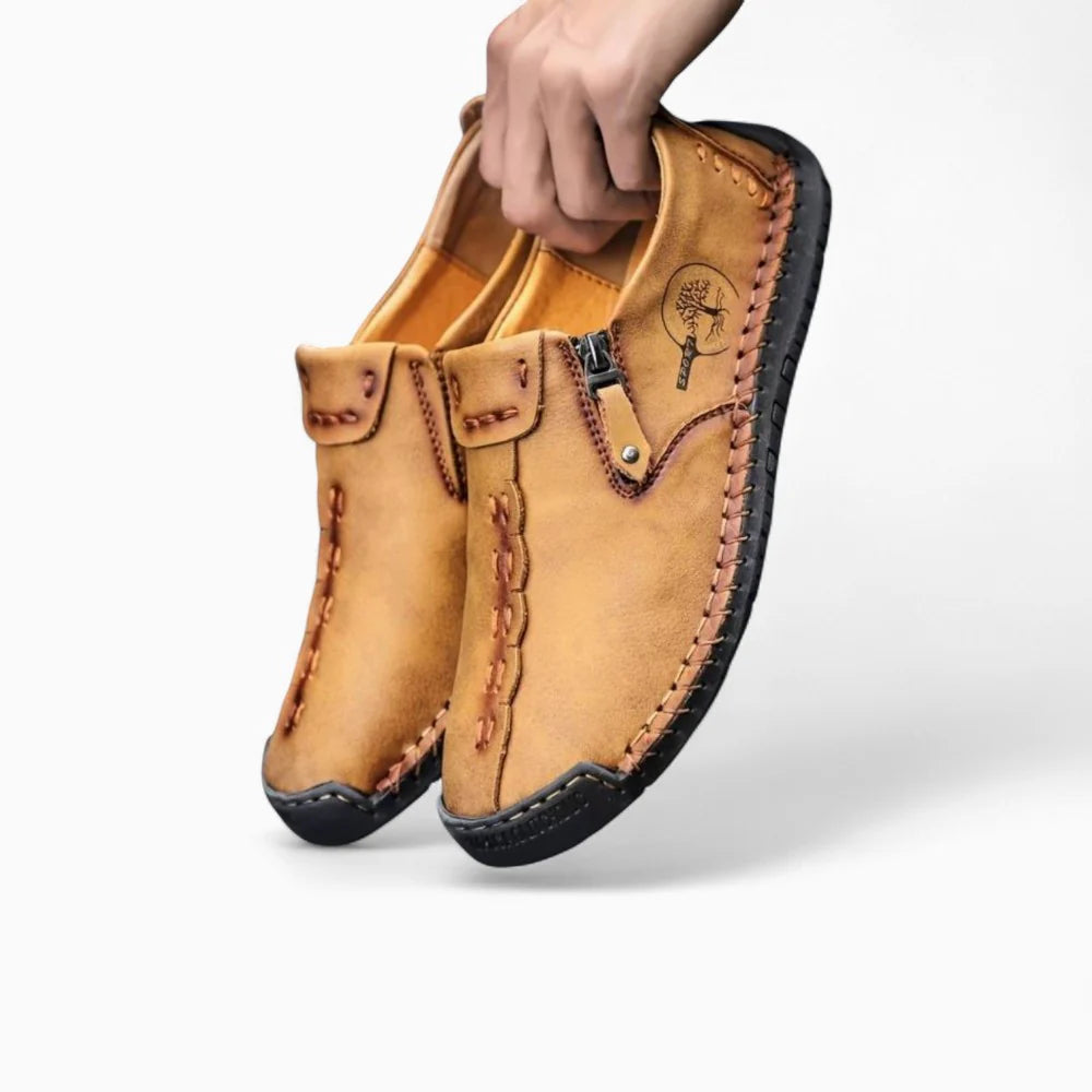 Mocassins décontractés en cuir pour homme