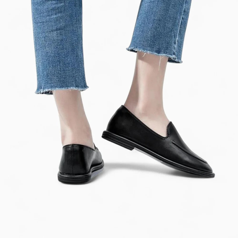 Mocassins en cuir pour femme