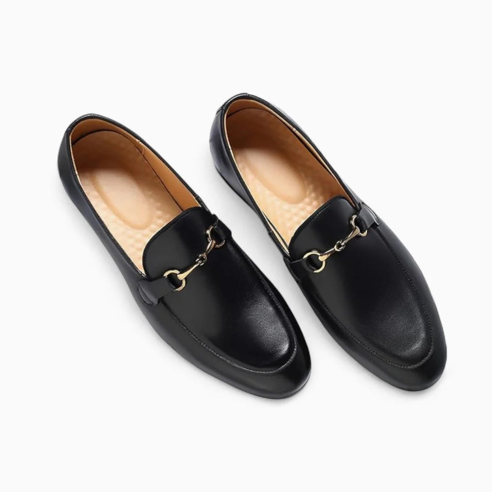 Mocassins habillés en cuir