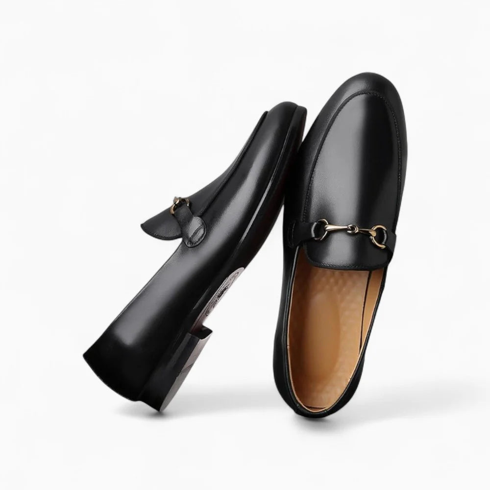 Mocassins habillés en cuir