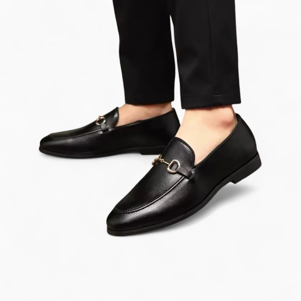 Mocassins habillés en cuir