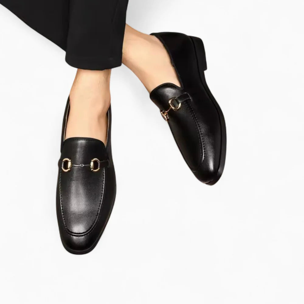Mocassins habillés en cuir