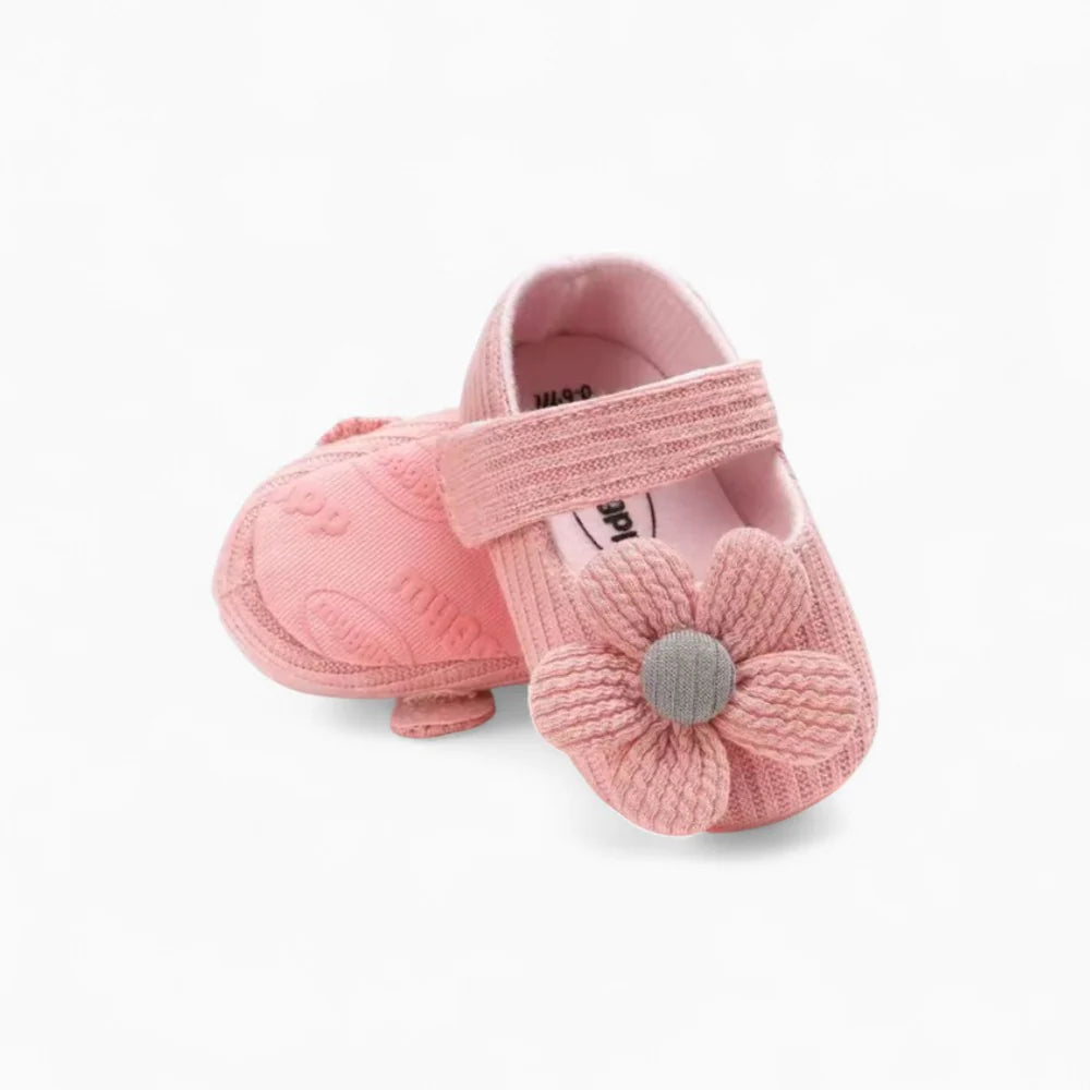 Mocassins roses pour bébé fille