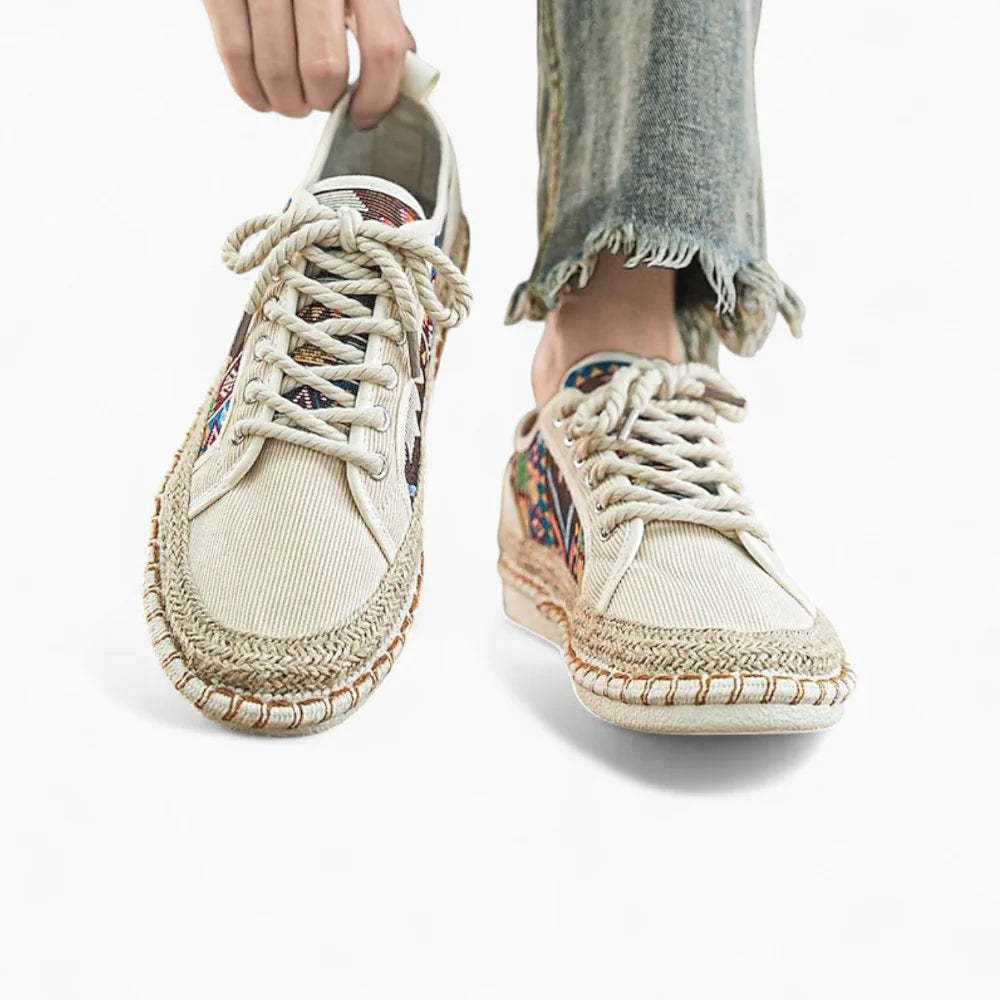 Mocassins décontractés en tissu pour homme