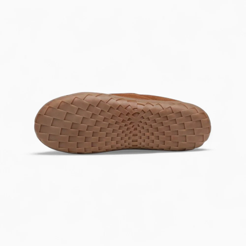 Mocassins style mule en daim pour homme