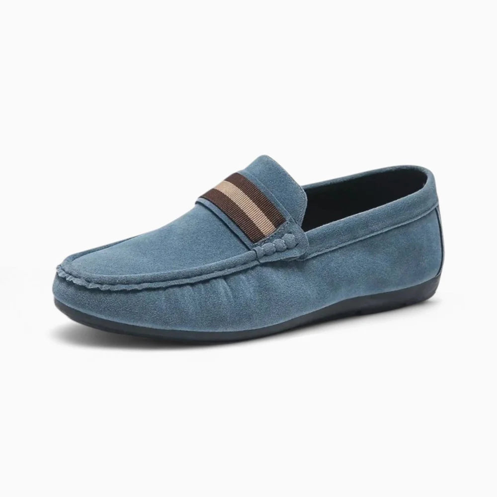 Mocassins bateau bleus pour homme