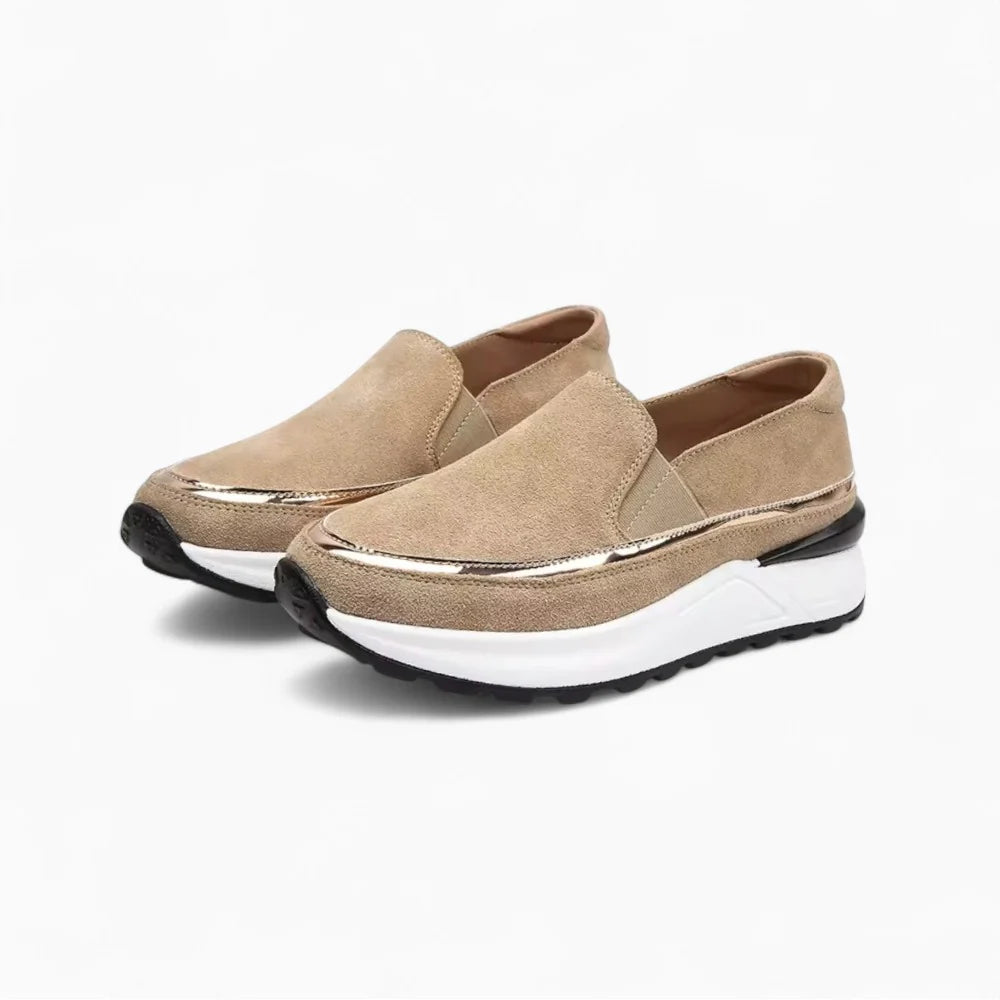 Mocassins compensés pour femme