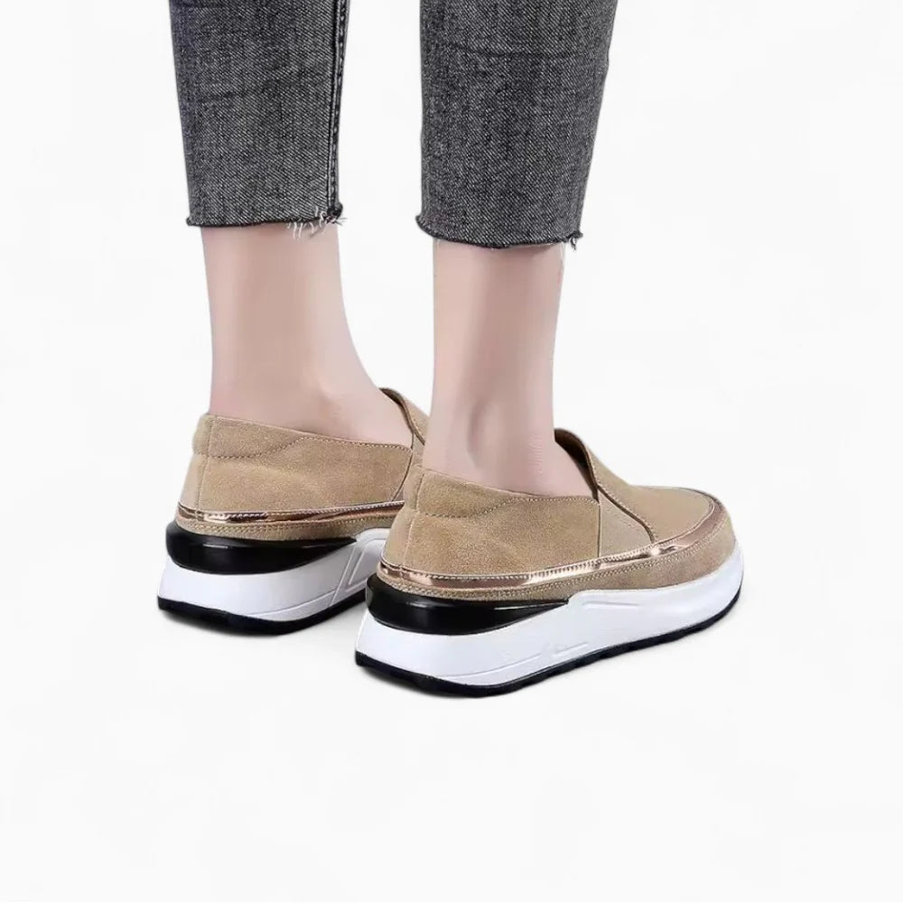 Mocassins compensés pour femme