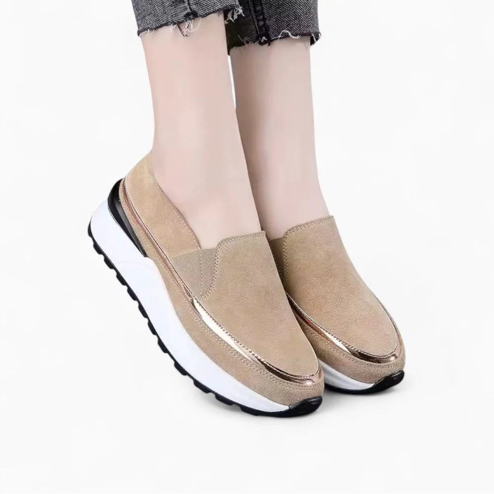 Mocassins compensés pour femme