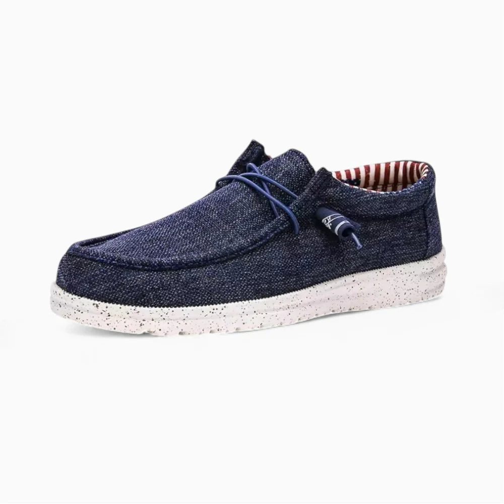 Mocassins bleu jean pour homme
