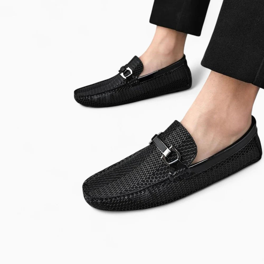 Mocassins habillés en cuir pour homme