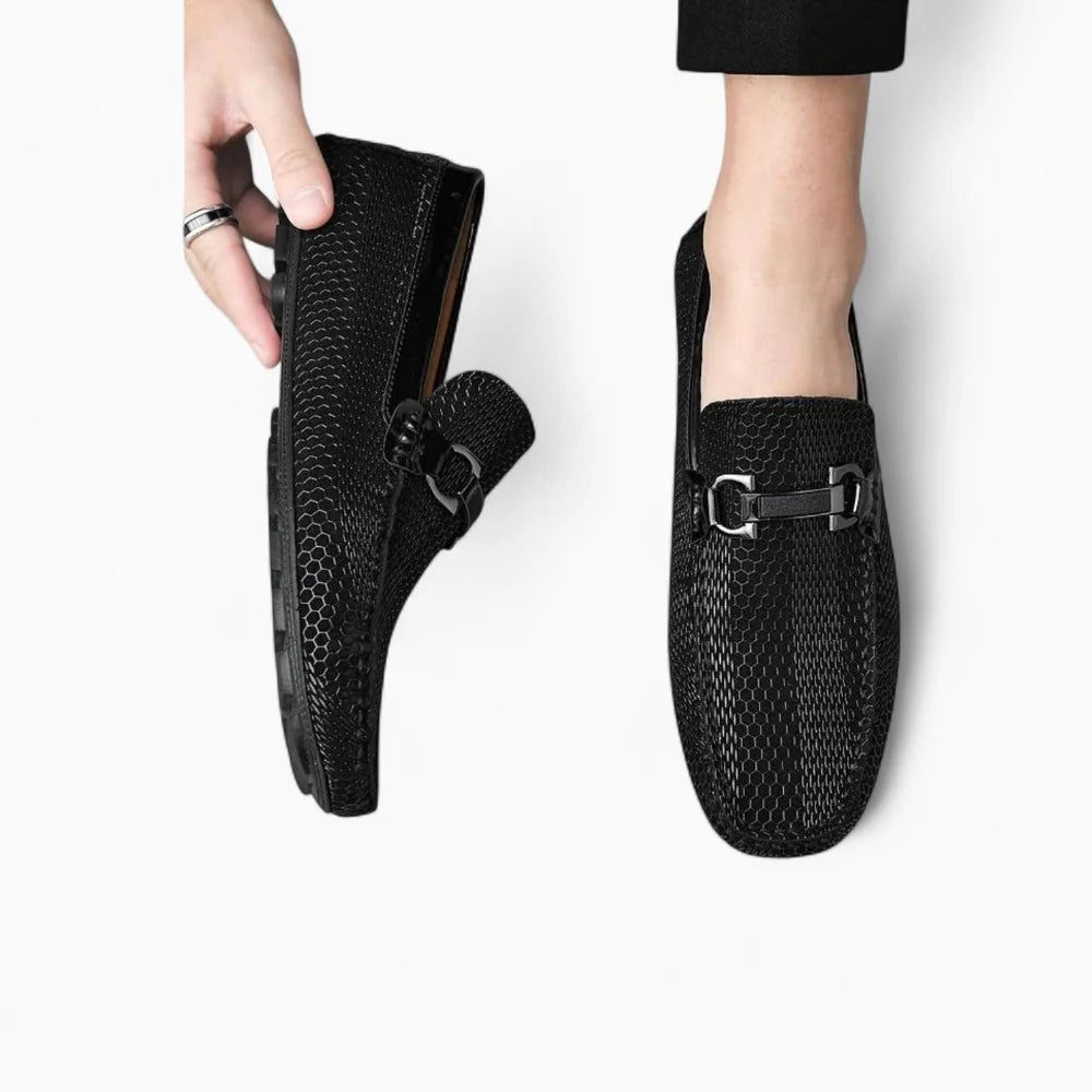 Mocassins habillés en cuir pour homme