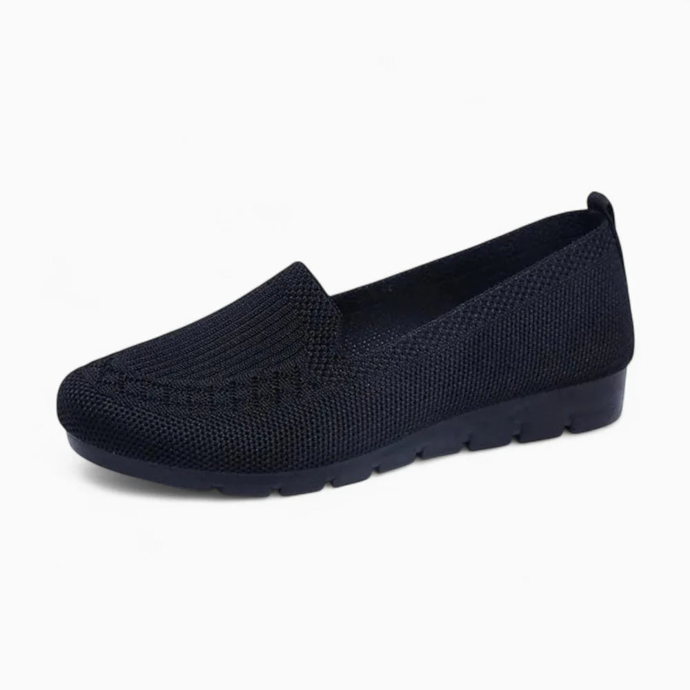 Mocassins confortables noirs pour femme
