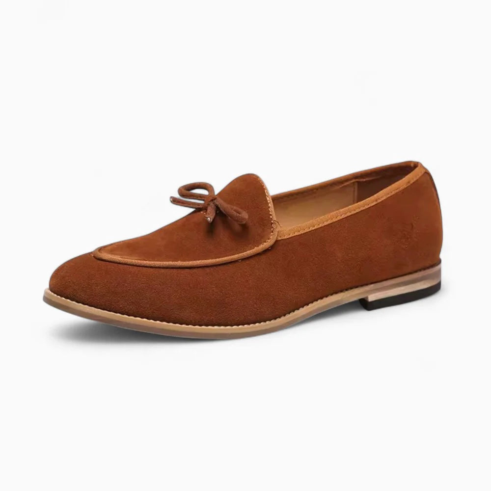Mocassins britanniques en daim pour homme