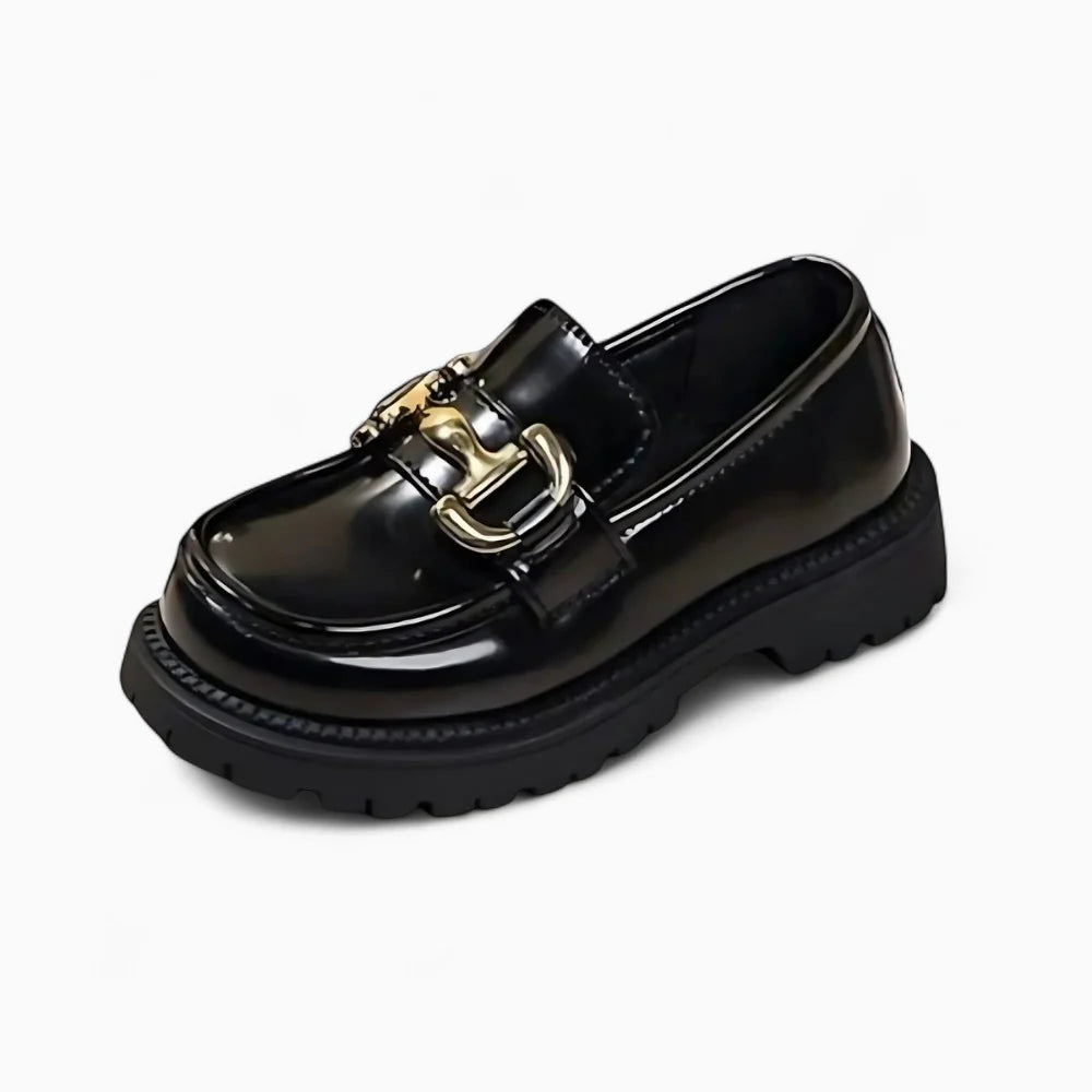 Mocassins noirs pour fille